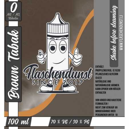 100 ml Brown Tabak von Flaschendunst 100 ml Brown Tabak von Flaschendunst