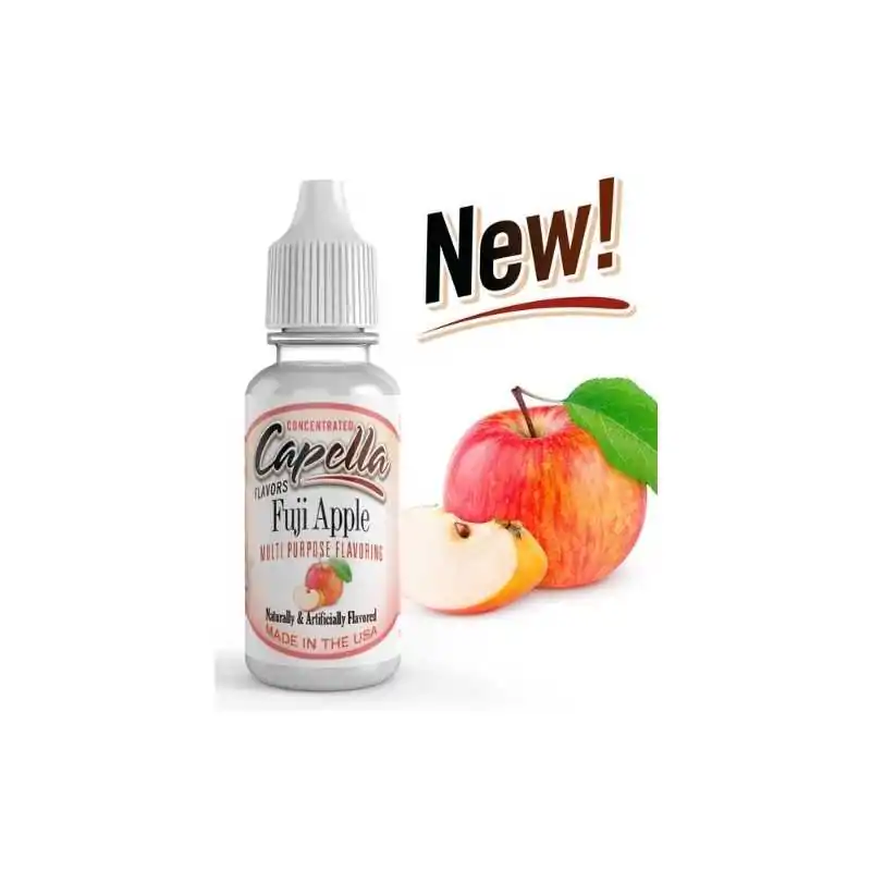 Fuji Apple - Capella Aroma 13ml (DIY)Lieferumfang: 1x Capella Aroma 13mlGeschmack: Fuji Apple is a crisp new flavor that will leave your tastebuds lingering for more.The refreshing taste of Fuji Apple pairs well with many flavors. Try some of the new harvest - you won't be disappointedAroma nicht pur dampfen !   4205Capella Flavours4,10 CHFsmoke-shop.ch4,10 CHF