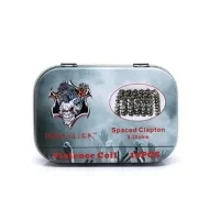 10x Prebuild Space Clapton von Demon KillerLieferumfang:  10x Prewick Space Clapton von Demon Killer : inklusive Schraubenzieher10 Stücke Vorgefertigte DIY Spule für RDA / RBA Verdampfer.Aus hochwertigem Draht Kanthal A1 +SS316L Grösse : 1.35x9mmInnen : 3mmCoils aus Kanthal A1 + SS316L0.35 ohm4210Demon Killer6,20 CHFsmoke-shop.ch6,20 CHF