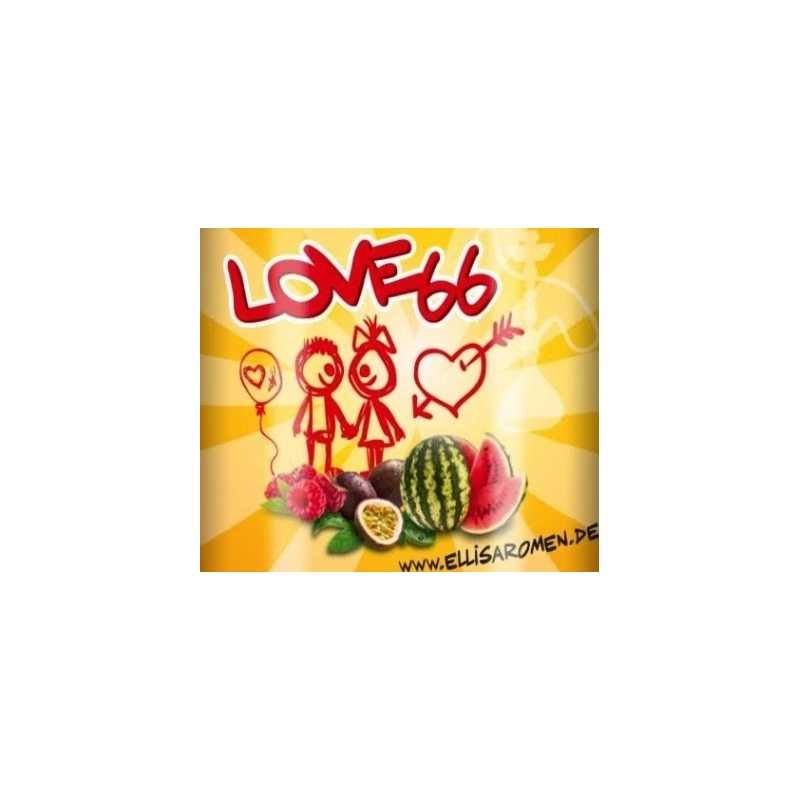 Love66 - Ellis Lebensmittel Aroma (DIY)Geschmack: Eine Komposition aus Wassermelone, Maracuja und Himbeere und einer geheimen Zutat10ml FlascheAroma - nicht pur Dampfen!4360Ellis Aromen6,40 CHFsmoke-shop.ch6,40 CHF