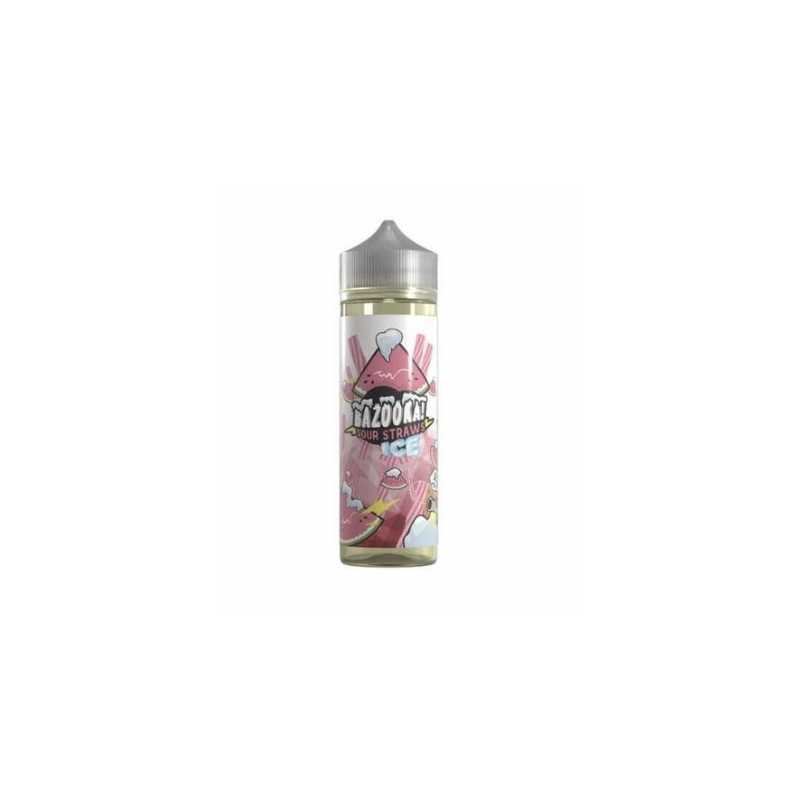 60 ml Watermelon ICE Sour Straws by Bazooka 60 ml Watermelon ICE Sour Straws by Bazooka