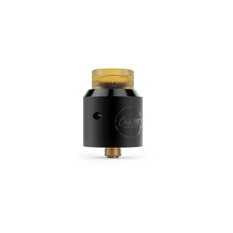 Dpro RDA Noir CoilArt Tröpfler - Metallic - BF 24mmLieferumfang: 1x Dpro RDA Noir CoilArt1 x Bottom Feeding 510 Pin1 x Allen Key2 x Fused Clapton Coil(CoilART Handmade Coil)1 x CottonSpare O-Rings Die CoilART DPRO RDA verfügt über ein Postless-Build-Deck mit vier Anschlüssen, ein intuitives Luftstrom-Konfigurationssystem, ein 24k vergoldetes Deck mit PEEK-Isolatoren und einen Umrüstsatz für die Einspeisung von unten.Durchmesser: 24mmHöhe: 36mmBefüllung: von oben oder von unten (bottom feeder - squonking)Auswechselbarer 510 Pin510 KonnektorMaterialien: Edelstahl, Ultem und PEEKLieferumfang:1x DPRO RDA Selbstwickler2x Fused Clapton Ni80 Wicklungen in 0.3ohm2x Japanische Watte1x BF Pin (Bottom Feeder)1x Ersatz O-Ringe und Ersatzschrauben1x Inbusschlüssel4732Coilart13,30 CHFsmoke-shop.ch13,30 CHF Dpro RDA Noir CoilArt Tröpfler - Metallic - BF 24mmLieferumfang: 1x Dpro RDA Noir CoilArt1 x Bottom Feeding 510 Pin1 x Allen Key2 x Fused Clapton Coil(CoilART Handmade Coil)1 x CottonSpare O-Rings Die CoilART DPRO RDA verfügt über ein Postless-Build-Deck mit vier Anschlüssen, ein intuitives Luftstrom-Konfigurationssystem, ein 24k vergoldetes Deck mit PEEK-Isolatoren und einen Umrüstsatz für die Einspeisung von unten.Durchmesser: 24mmHöhe: 36mmBefüllung: von oben oder von unten (bottom feeder - squonking)Auswechselbarer 510 Pin510 KonnektorMaterialien: Edelstahl, Ultem und PEEKLieferumfang:1x DPRO RDA Selbstwickler2x Fused Clapton Ni80 Wicklungen in 0.3ohm2x Japanische Watte1x BF Pin (Bottom Feeder)1x Ersatz O-Ringe und Ersatzschrauben1x Inbusschlüssel4732Coilart13,30 CHFsmoke-shop.ch13,30 CHF