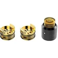 Dpro RDA Noir CoilArt Tröpfler - Metallic - BF 24mmLieferumfang: 1x Dpro RDA Noir CoilArt1 x Bottom Feeding 510 Pin1 x Allen Key2 x Fused Clapton Coil(CoilART Handmade Coil)1 x CottonSpare O-Rings&nbsp;Die CoilART DPRO RDA verfügt über ein Postless-Build-Deck mit vier Anschlüssen, ein intuitives Luftstrom-Konfigurationssystem, ein 24k vergoldetes Deck mit PEEK-Isolatoren und einen Umrüstsatz für die Einspeisung von unten.Durchmesser: 24mmHöhe: 36mmBefüllung: von oben oder von unten (bottom feeder - squonking)Auswechselbarer 510 Pin510 KonnektorMaterialien: Edelstahl, Ultem und PEEKLieferumfang:1x DPRO RDA Selbstwickler2x Fused Clapton&nbsp;Ni80 Wicklungen in 0.3ohm2x Japanische Watte1x BF Pin (Bottom Feeder)1x Ersatz O-Ringe und Ersatzschrauben1x Inbusschlüssel4732Coilart13,20&nbsp;CHFsmoke-shop.ch13,20&nbsp;CHF