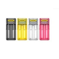Nitecore Q2 - Ladegerät vers. Farben / TransparentLieferumfang: 1 x&nbsp;Nitecore&nbsp;Q2&nbsp;- Ladegerät für 2x&nbsp;Li-Ion, LiFePo, Ni-MH, Ni-CD AkkusDas Nitecore Q2 Ladegerät ist ein kompaktes Zwei-Schacht-Ladegerät zum Laden von Li-Ion und Li-Ion IMR Akkus. Die beiden Ladeschächte arbeiten unabhängig voneinander. Ein maximaler Ladestrom von 2A wird bei der Nutzung von einem Ladeschacht erreicht.Farbe: Transparent oder schwarz/transparent4819Nitecore22,90&nbsp;CHFsmoke-shop.ch22,90&nbsp;CHF