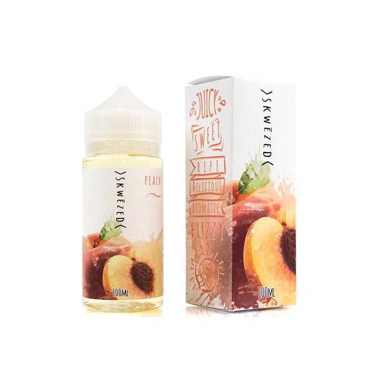 Skwezed -Peach 0mg 100ml ShortfillLieferumfang: 100 ml Skwezed -Peach 0mg 100ml Shortfill Geschmack: Frische Pfirsich - Stark im GeschmackLove peach and you will love our Skwezed Peach ejuice.  This peach eliquid is not over powering to resemble a peach ring, but gives off just the right amount of flavor to resemble the fuzzy, sweet and aromatic fruit with every vape.Ratio : 70vg/30pg5204Skwezed Liquid 24,90 CHFsmoke-shop.ch24,90 CHF