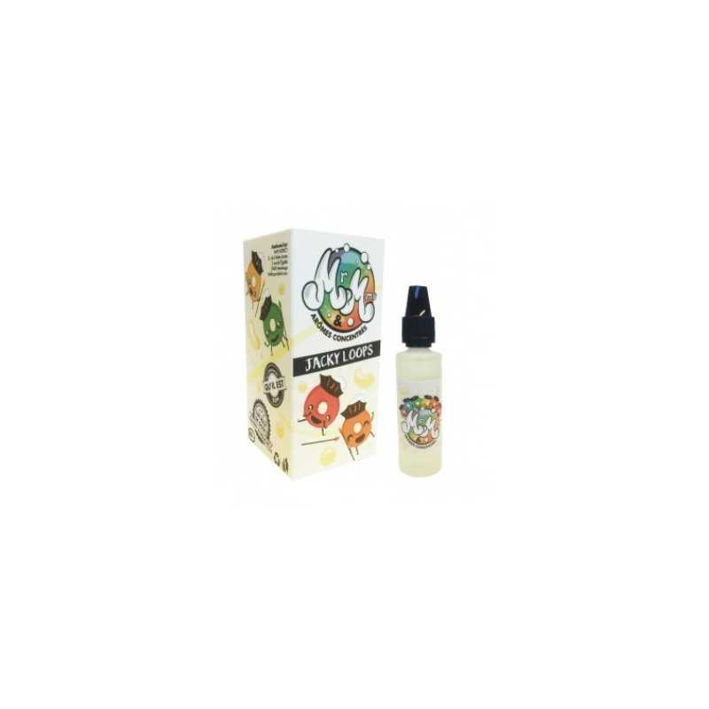 30 ml Jacky Loops - Mr & Mme - Aroma zum selbermischenLieferumfang: 30ml Loos von Mr &amp; MMeDie berühmten amerikanischen Obst-Cerealien, mit Milch aufgefüllt ! Eine zitronige Note wird die edelsten Gaumen begeistern.   Hergestellt in Frankreich von Vape District und es ist in weichen Fläschchen von 30ml erhältlich. Mischverhältnis:  20% Reifezeit 3 TageAroma nicht pur dampfen5345Mr & Mme - Premium Aromen aus Frankreich3,90 CHFsmoke-shop.ch3,90 CHF