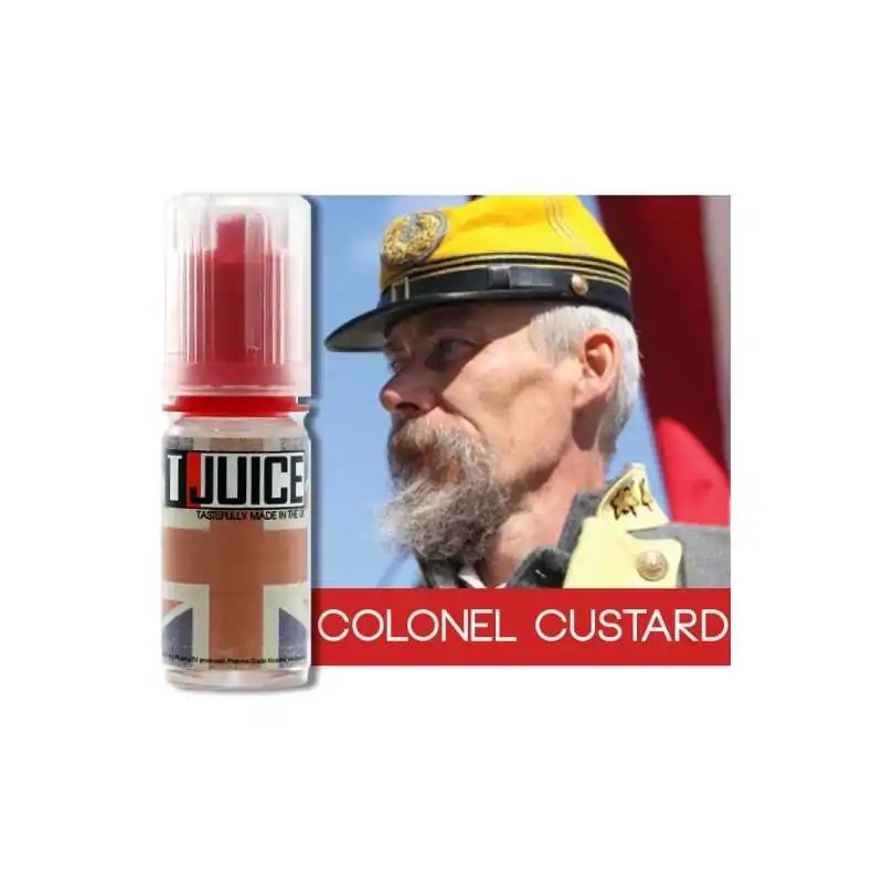 Aroma - Colonel Custard 10ml von T-Juice GBLieferumfang: 1x 10ml Colonel Custardvon T-JUICEGeschmack: Feinster Vanille Pudding at his best !Aroma nicht Pur dampfen!Mischverhältnis: 12-15% empfohlene: Reifezeit: 1-2 Tage5431t-juice logo3,70 CHFsmoke-shop.ch3,70 CHF Aroma - Colonel Custard 10ml von T-Juice GBLieferumfang: 1x 10ml Colonel Custardvon T-JUICEGeschmack: Feinster Vanille Pudding at his best !Aroma nicht Pur dampfen!Mischverhältnis: 12-15% empfohlene: Reifezeit: 1-2 Tage5431t-juice logo3,70 CHFsmoke-shop.ch3,70 CHF