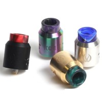 Iconic von Vandy Vape Squonker RDA SelbstwickelverdampferLieferumfang 1 x Iconic RDA (mit Resin DripTip)1 x Delrin DocTio1 x Frosted DocTip1 x Sqounk Pin1 x Ersatzteiletasche1 x BenutzerhandbuchEigenschaften:Durchmesser: 24 mmHöhe: 25 mmGewicht: 128 gMaterial: EdelstahlAnschluss: 510er Pin (Normal und Bottom)Deck: Dual-Coil Klemm-DeckBefüllung: TröpflerAirflow: 4-fache Airflow 5441Vandy Vape Full Steam Ahead8,00 CHFsmoke-shop.ch8,00 CHF