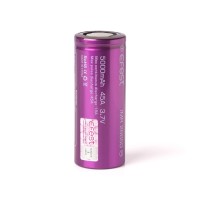 Efest Purple IMR26650 - 4200mAh, 32A (High Drain) 26650Efest Purple IMR26650 - 4200mAh, 32A (High Drain) 26650Lierferumfang: 1x Efest Purple IMR 26650 mit 4200 mAh 3,7V ungeschützt Kurzzeitig 45AAnwendungsbereiche: Industrie, Elektromobilität, LEDs und Modellbau. Empfohlen für geregelte Akkuträger und Taschenlampen mit integrierter BMS-Schutzschaltung.3437Efest12,70 CHFsmoke-shop.ch12,70 CHF