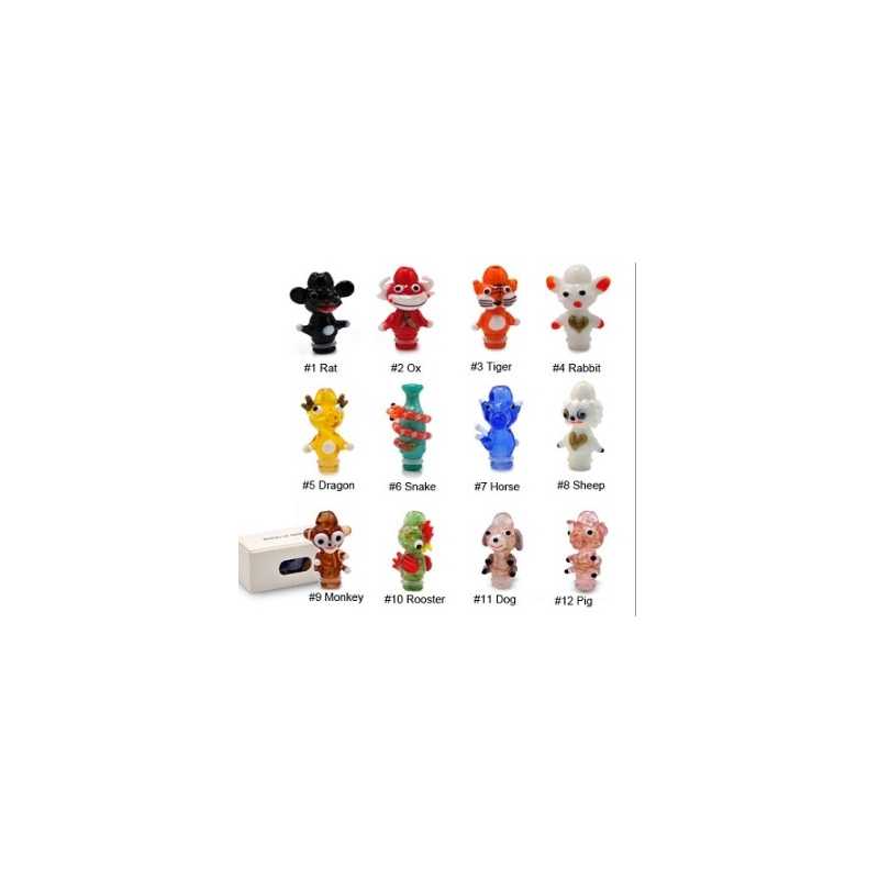 Drip Tip 510 Glas -Chinesische Jahreszahl- Drip Tip 510 Glas -Chinesische Jahreszahl-