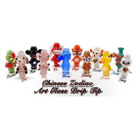Drip Tip 510 Glas -Chinesische Jahreszahl- Drip Tip 510 Glas -Chinesische Jahreszahl-