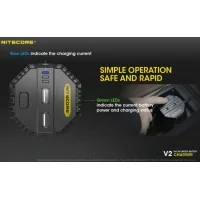 NiteCore V2 In-Car Dual-Ladegerät fürs AutoLieferumfang: NiteCore V2 In-Car Dual-Ladegerät fürs AutoPasst in standartisierte Flaschenbehälter Ihres AutosNitecore V2 In-Car Speedy Battery Charger provides users with a powerful and portable charging solution with a rapid combined charging current rate up to 6A (3A per slot) for daily use and traveling.&nbsp;5860Nitecore18,20&nbsp;CHFsmoke-shop.ch18,20&nbsp;CHF