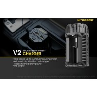 NiteCore V2 In-Car Dual-Ladegerät fürs AutoLieferumfang: NiteCore V2 In-Car Dual-Ladegerät fürs AutoPasst in standartisierte Flaschenbehälter Ihres AutosNitecore V2 In-Car Speedy Battery Charger provides users with a powerful and portable charging solution with a rapid combined charging current rate up to 6A (3A per slot) for daily use and traveling. 5860Nitecore18,20 CHFsmoke-shop.ch18,20 CHF