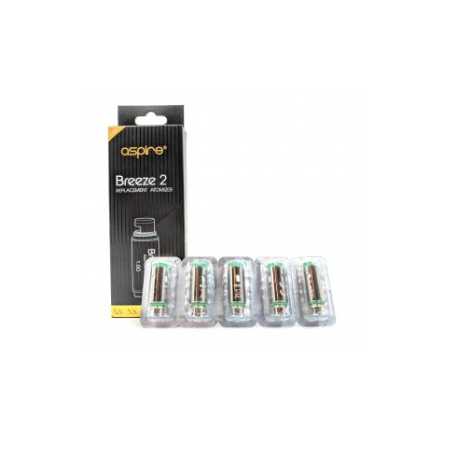 U-tech Breeze 2 II Aspire 1.0 ohm Verdampferköpfe (5 Coils)