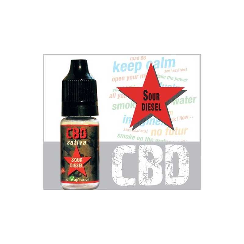 10 ml Sour Diesel CBD 100/300mg von Vap'fusionLieferumfang: 10 ml Amnésia Haze CBD 100/300mg von Vap'fusionSour Diesel ist eine bekannte Cannabis-Sorte, mit einem starken genetischen Erbe und einem einzigartigen Duft. Sie erhalten ein CBD Liquid mit ausgezeichnetem Geschmack: Eigenschaften: Bezeichnung: Sour Diesel CBDPG / VG: 80/20Verpackung: PE-Flasche mit Kindersicherung und Dripper 6255Vap'Fusion CBD6,90 CHFsmoke-shop.ch6,90 CHF