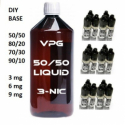 1000 ml (1 Liter) DIY Nikotinbase - Shots + Base - vers. Mischverhältnisse