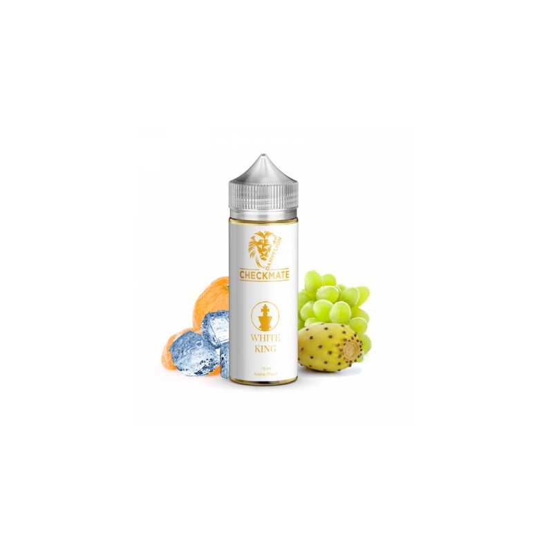 WHITE KING - Dampflion Checkmate Aroma 10mlLieferumfang: 1x WHITE KING - Dampflion Aroma 10mlGeschmack: Sommerlich erfrischender Mix aus Mandarinen, Trauben und Kaktus.Dosierung: 10ml PET Flasche mit Kunststoff Schraubkappe + 120ml Chubby Gorilla FlascheINFORMATION: Damit das Aroma den vollen Geschmack entwickelt, benötigt es etwas Zeit. Am besten lassen Sie ihr gemischtes Liquid ca. 5 - 10 Tage reifen. 6400Dampflion14,90 CHFsmoke-shop.ch14,90 CHF