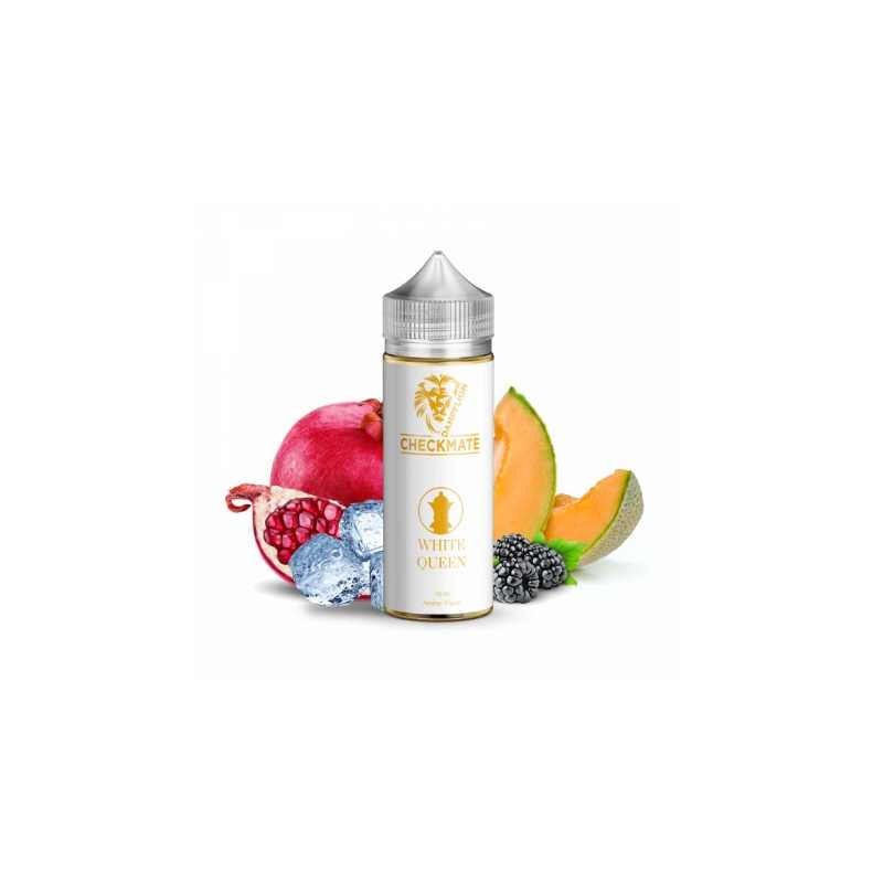 WHITE Queen - Dampflion Checkmate Aroma 10mlLieferumfang: 1x WHITE Queen - Dampflion Aroma 10mlGeschmack: Saftige Melonen gepaart mit süssen Brombeeren und erfrischendem Granatapfel.Dosierung: 10ml PET Flasche mit Kunststoff Schraubkappe + 120ml Chubby Gorilla FlascheINFORMATION: Damit das Aroma den vollen Geschmack entwickelt, benötigt es etwas Zeit. Am besten lassen Sie ihr gemischtes Liquid ca. 5 - 10 Tage reifen. 6400Dampflion14,90 CHFsmoke-shop.ch14,90 CHF