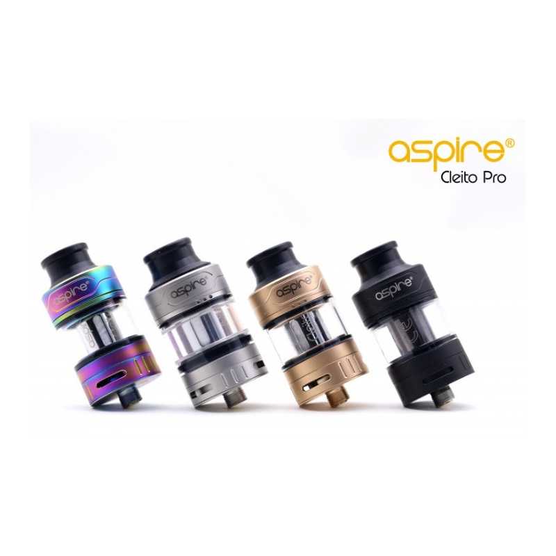 ASPIRE Cleito PRO 2 ml / 3ML mit 24 mmLieferumfang: 1x ASPIRE Cleito PRO 2 ml / 3ML mit 24 mmCleito Pro hat einen Durchmesser von 24 mm, ist kompatibel mit Cleito Beständigkeit und Cleito Pro. Füllung ist durch die Oberseite des clearomiseur. Mit seinem verstellbaren Luftstrom ist der Cleito Pro   eine echte Dampfmaschine und die für die Rückkehr des Geschmacks6404Aspire19,90 CHFsmoke-shop.ch19,90 CHF