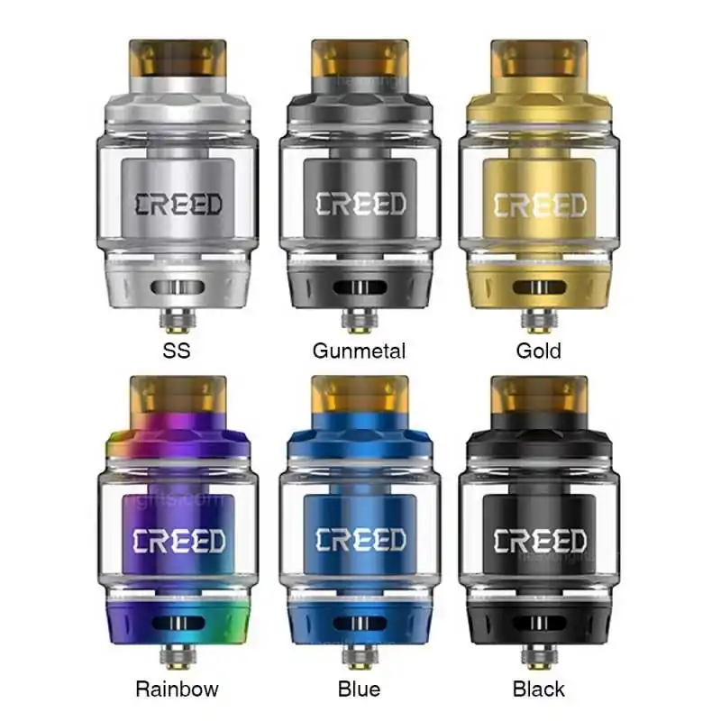 Creed RTA 6.5 ml Selbstwickelverdampfer von GeekvapeLieferumfang: 1x Creed RTA mit 6.5 ml Selbstwickel-Tankverdampfer◾Für grosse Wolken und gute Aromen ◾Kapazität von 4,5ml oder 6.5 ml ◾Ersatz Pyrex&nbsp;für 4.5 ml Tank◾two oder singel Coil wickelbar&nbsp;◾Neues Luftstromsystem&nbsp;6433geekvape21,50&nbsp;CHFsmoke-shop.ch21,50&nbsp;CHF