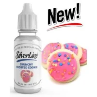 Crunchy Frosted Cookie- Silver Line von Capella Aroma 13ml (DIY)Lieferumfang: 1x Capella Aroma 13mlSavory crunch topped with creamy frosting and sprinkles. Soft, buttery and light cookie goodness.   6488Capella Flavours4,10 CHFsmoke-shop.ch4,10 CHF