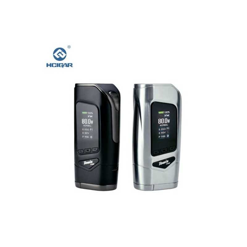 HCIGAR Towis T80 - 80 Watt Box Mod - vers. Farben Lieferumfang:1x Hcigar Towis T80   Size: 43*28.5*88mmOutput Wattage: 5W-80WMax output voltage: 8.5USB Charging: 5VMaterial: Zinc AlloyConnection Thread: 510Temperature control: 100℃-300℃ / 200℉-600℉Battery: 1*18650 Battery (Not included)Resistance range: 0.1-3.0ohm KA mode/0.05-1.0ohm for Ti/Ni  4818HCIGAR - Mods36,40 CHFsmoke-shop.ch36,40 CHF