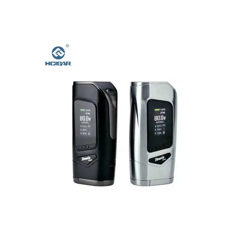 HCIGAR Towis T80 - 80 Watt Box Mod - vers. Farben Lieferumfang:1x Hcigar Towis T80 Size: 43*28.5*88mmOutput Wattage: 5W-80WMax output voltage: 8.5USB Charging: 5VMaterial: Zinc AlloyConnection Thread: 510Temperature control: 100℃-300℃ / 200℉-600℉Battery: 1*18650 Battery (Not included)Resistance range: 0.1-3.0ohm KA mode/0.05-1.0ohm for Ti/Ni 4818HCIGAR - Mods36,40 CHFsmoke-shop.ch36,40 CHF HCIGAR Towis T80 - 80 Watt Box Mod - vers. Farben Lieferumfang:1x Hcigar Towis T80 Size: 43*28.5*88mmOutput Wattage: 5W-80WMax output voltage: 8.5USB Charging: 5VMaterial: Zinc AlloyConnection Thread: 510Temperature control: 100℃-300℃ / 200℉-600℉Battery: 1*18650 Battery (Not included)Resistance range: 0.1-3.0ohm KA mode/0.05-1.0ohm for Ti/Ni 4818HCIGAR - Mods36,40 CHFsmoke-shop.ch36,40 CHF