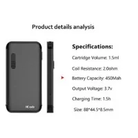Kit iCub2 von hatman - Pod Verdampfer - Rot -Lieferumfang:&nbsp;1 x Kit iCub21 x Extra pod1 x Gebrauchsanweisung1 x GarantiekarteEigenschaften/Vorteile&nbsp;Sehr handliches Format&nbsp;Podsystem zum selber auffüllen von LiquidsInnovatives System; kein Auslaufen möglich&nbsp;96% zugverhalten wie bei einer TabakzigaretteSchnell aufgeladen innert 90 min.&nbsp;6579Kangertech9,50&nbsp;CHFsmoke-shop.ch9,50&nbsp;CHF