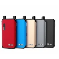 Kit iCub2 von hatman - Pod Verdampfer - Rot -Lieferumfang:&nbsp;1 x Kit iCub21 x Extra pod1 x Gebrauchsanweisung1 x GarantiekarteEigenschaften/Vorteile&nbsp;Sehr handliches Format&nbsp;Podsystem zum selber auffüllen von LiquidsInnovatives System; kein Auslaufen möglich&nbsp;96% zugverhalten wie bei einer TabakzigaretteSchnell aufgeladen innert 90 min.&nbsp;6579Kangertech8,50&nbsp;CHFsmoke-shop.ch8,50&nbsp;CHF