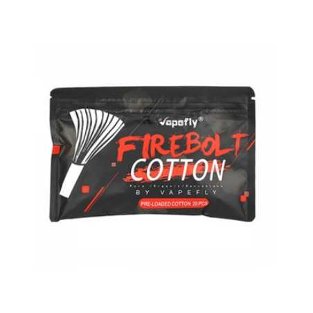 Firebolt Cotton - Vapefly -Easy to Wick- Wickelwatte mit Stab Firebolt Cotton - Vapefly -Easy to Wick- Wickelwatte mit Stab