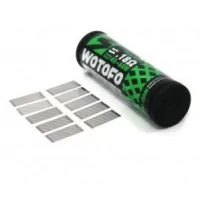 Wotofo - Mesh Style Coil 0.18 ohm X10Lieferumfang: 10x Wotofo - Mesh Style Coil 0.18 ohm X10Mesh Style Resistance is proven in flavor production.This resistance is a small perforated sheet made of Kanthal A1 material.The mesh-style coil sheet measures 16mm * 6.8mm with a resistance of 0.18 ohm for optimum performance at 40-60 watts.The dry burning power of the mesh coil is between 15W and 20W.6682Wotofo 5,50 CHFsmoke-shop.ch5,50 CHF