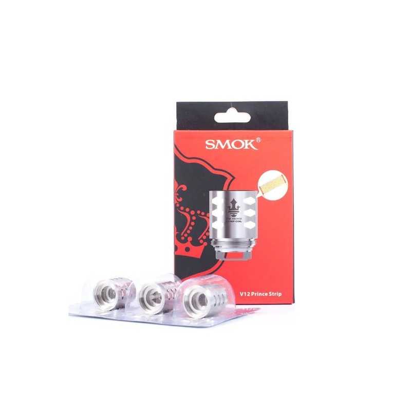 SMOK TFV12 Prince - Strip / Mesh / Clapton VerdampferköpfeLieferumfang:3x Verdampferkopf SMOK TFV12 PRINCE Strip Coils  mit 0.15 ohm Mesh / Strip Coilsfür reichhaltigen Dampf und Geschmack0.15 ohm - 40-100 Watt (Optimum 70-90 watt)0.15 Ω 5397Smoketech12,90 CHFsmoke-shop.ch12,90 CHF