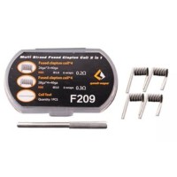 8x Multi Strand Fused Clapton Coils 2 in 1 - Geekvape - vorgewickelte Coils (F209)Lieferumfang: 8x Multi Strand Fused Clapton Coil 2 in 1- Geekvape - vorgewickelte Coils + Coil Tool von Geekvape Material: N90AWG: 26ga*3+40ga, 28ga*4+40gaResistance: 0.2ohm,0.3ohm 6918geekvape9,90 CHFsmoke-shop.ch9,90 CHF