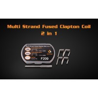 8x Multi Strand Fused Clapton Coils 2 in 1 - Geekvape - vorgewickelte Coils (F209)Lieferumfang: 8x Multi Strand Fused Clapton Coil 2 in 1- Geekvape - vorgewickelte Coils + Coil Tool von Geekvape Material: N90AWG: 26ga*3+40ga, 28ga*4+40gaResistance: 0.2ohm,0.3ohm 6918geekvape9,90 CHFsmoke-shop.ch9,90 CHF