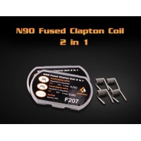 8x N90 Fused Clapton Coils 2 in 1- Geekvape - vorgewickelte Coils (F207)Lieferumfang: 8x N90 Fused Clapton Coil 2 in 1- Geekvape - vorgewickelte CoilsMaterial: Nichrome for Coils, SS for Coil ToolResistance: 0.28ohm / 0.25ohm 6920geekvape9,90 CHFsmoke-shop.ch9,90 CHF