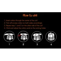 20x Feather Cotton - vorgewickelte Wickelwatte von GeekvapeLieferumfang: 20x Feather Cotton pre-loaded Cotton - vorgewickelte Wickelwatte von GeekvapePremium Qualität aus biologischer WatteOhne Pestizide, Blanchieren oder verunreinigungen in pratkischer AufbewahrungsboxFür ein einfache Neu-bewattung deiner Coils6928geekvape3,40 CHFsmoke-shop.ch3,40 CHF