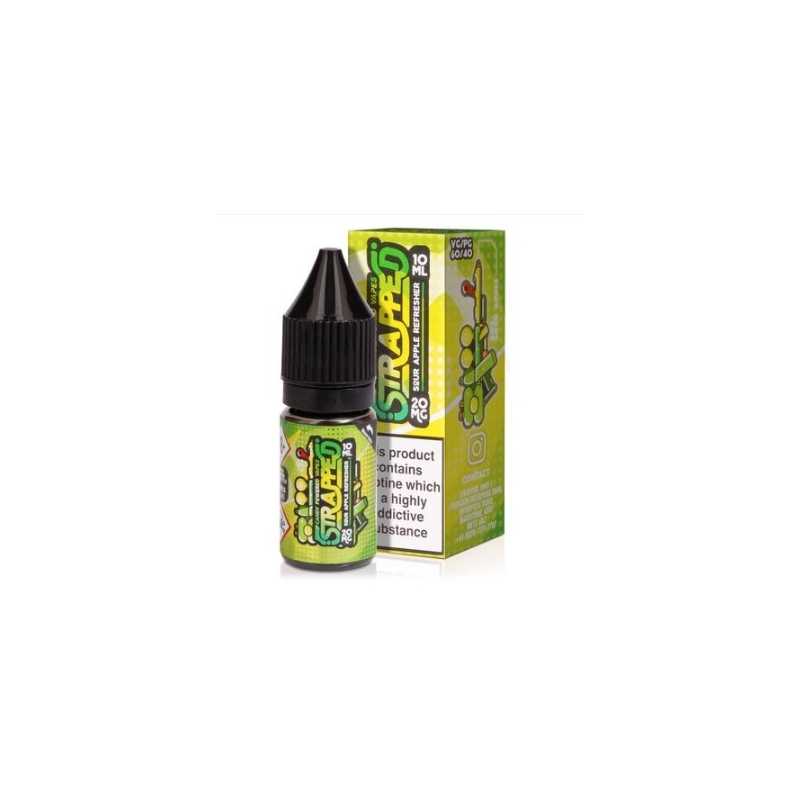 10 ml SOUR APPLE CANDY NIC SALT ELIQUID BY STRAPPED 10 ml SOUR APPLE CANDY NIC SALT ELIQUID BY STRAPPED