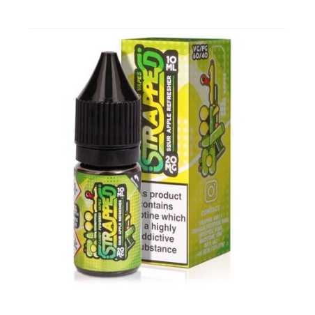 10 ml SOUR APPLE CANDY NIC SALT ELIQUID BY STRAPPED 10 ml SOUR APPLE CANDY NIC SALT ELIQUID BY STRAPPED