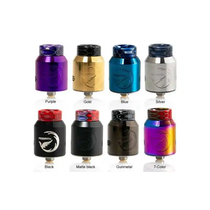 Hellvape Rebirth BF RDA 24mmLieferumfang: 1x Vandy Vape Pulse 2 - RDA Selbstwickelverdampfer1 x Hellvape ReBirth RDA1 x 810er DripTip1 x 510er Edelstahl DripTip Adapter1 x Ersatzteilepackung1 x Coil Tool1 x Benutzerhandbuch7111Vandy Vape Full Steam Ahead21,10 CHFsmoke-shop.ch21,10 CHF Hellvape Rebirth BF RDA 24mmLieferumfang: 1x Vandy Vape Pulse 2 - RDA Selbstwickelverdampfer1 x Hellvape ReBirth RDA1 x 810er DripTip1 x 510er Edelstahl DripTip Adapter1 x Ersatzteilepackung1 x Coil Tool1 x Benutzerhandbuch7111Vandy Vape Full Steam Ahead21,10 CHFsmoke-shop.ch21,10 CHF
