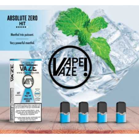 Vaze - Absolue Zero - 4 Pack Pods TPD2 20mg Vaze - Absolue Zero - 4 Pack Pods TPD2 20mg
