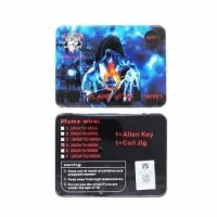 Flame wire D N80 10FT (26GA*3+38GA) - Demon KillerLieferumfang:  Flame wire D N80 10FT (26GA*3+38GA) - Demon Killer 1x Jig Coil WerkzeugThe Authentic Demon Killer Flame Wire is perfect for RBA / RTA / RDA atomizers. The heating wire is made from Nichrome 80 and comes with 28GA x 3 + 38GA wires, which will be a good choice for DIY. The kit comes with one allen key and one coil jig7537Demon Killer6,90 CHFsmoke-shop.ch6,90 CHF