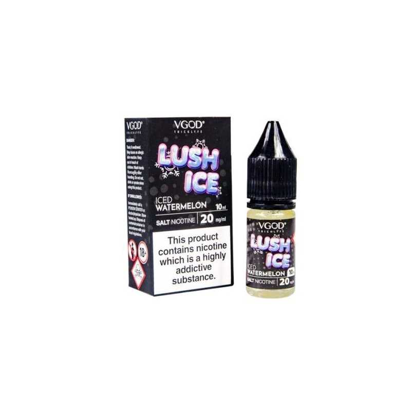 Lush Ice Nic Salt Liquid von VGOD (20mg Nikotinsalz)Lieferumfang: 1x 10ml Lush Ice Nic Salt Liquid von VGOD (20mg Nikotinsalz) Geschmack: Wassermelone auf ICEDas Lush Ice Nikotinsalz E-Liquid von VGOD ist eine bunte und frische Mischung aus Wassermelonen Bonbons und einer Brise Menthol. Alle die es gerne fruchtig, frisch und sanft mögen, liegen mit dem Lush Ice Nikotinsalz-Liquid genau richtig20mg Nikotinsalz 7552Vgod 5,90 CHFsmoke-shop.ch5,90 CHF