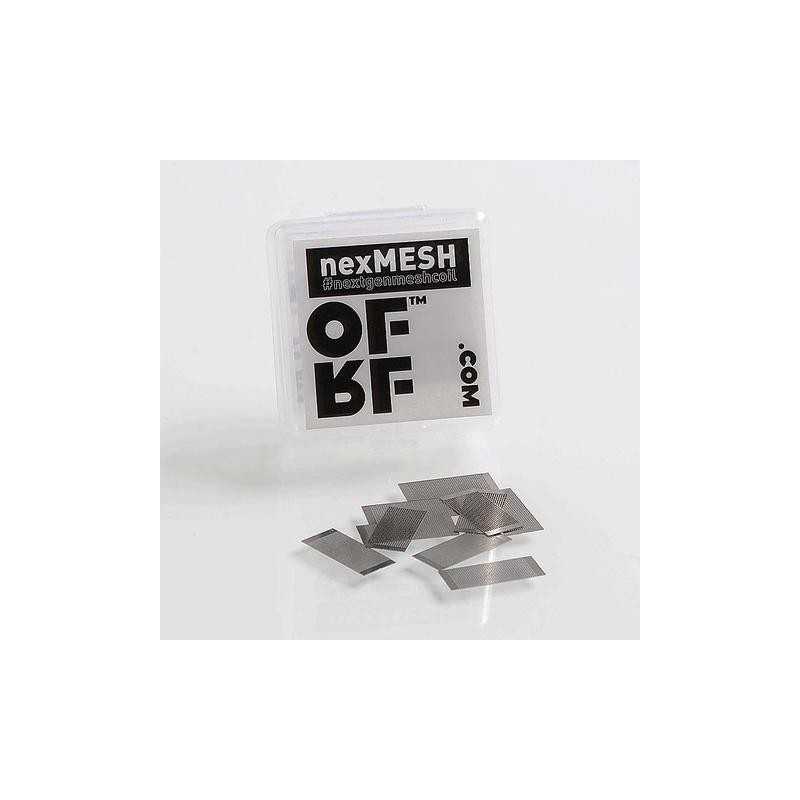 NexMesh - Mesh Plättchen von OFRF (Mesh) vers. OhmLieferumfang:  10x NexMesh 0.13ohm von OFRF (Mesh)The NexMesh measures 16mm by 6.8mm for a value of 0.13ΩEvolve your flavor experience. Explore the next generation of mesh coil design with nexMESH triple density gird mesh. Uniform mesh weave with 3x more holes delivers rapid power transfer for lightening fast heating with less spit back.7619OFRF8,90 CHFsmoke-shop.ch8,90 CHF NexMesh - Mesh Plättchen von OFRF (Mesh) vers. OhmLieferumfang:  10x NexMesh 0.13ohm von OFRF (Mesh)The NexMesh measures 16mm by 6.8mm for a value of 0.13ΩEvolve your flavor experience. Explore the next generation of mesh coil design with nexMESH triple density gird mesh. Uniform mesh weave with 3x more holes delivers rapid power transfer for lightening fast heating with less spit back.7619OFRF8,90 CHFsmoke-shop.ch8,90 CHF