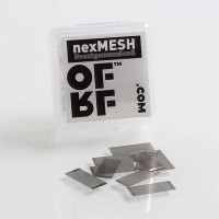 NexMesh - Mesh Plättchen von OFRF (Mesh) vers. OhmLieferumfang:  10x NexMesh 0.13ohm von OFRF (Mesh)The NexMesh measures 16mm by 6.8mm for a value of 0.13ΩEvolve your flavor experience. Explore the next generation of mesh coil design with nexMESH triple density gird mesh. Uniform mesh weave with 3x more holes delivers rapid power transfer for lightening fast heating with less spit back.7619OFRF8,90 CHFsmoke-shop.ch8,90 CHF NexMesh - Mesh Plättchen von OFRF (Mesh) vers. OhmLieferumfang:  10x NexMesh 0.13ohm von OFRF (Mesh)The NexMesh measures 16mm by 6.8mm for a value of 0.13ΩEvolve your flavor experience. Explore the next generation of mesh coil design with nexMESH triple density gird mesh. Uniform mesh weave with 3x more holes delivers rapid power transfer for lightening fast heating with less spit back.7619OFRF8,90 CHFsmoke-shop.ch8,90 CHF