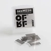 NexMesh - Mesh Plättchen von OFRF (Mesh) vers. OhmLieferumfang: 10x NexMesh 0.13ohm von OFRF (Mesh)The NexMesh measures 16mm by 6.8mm for a value of 0.13ΩEvolve your flavor experience. Explore the next generation of mesh coil design with nexMESH triple density gird mesh. Uniform mesh weave with 3x more holes delivers rapid power transfer for lightening fast heating with less spit back.7619OFRF8,90 CHFsmoke-shop.ch8,90 CHF NexMesh - Mesh Plättchen von OFRF (Mesh) vers. OhmLieferumfang: 10x NexMesh 0.13ohm von OFRF (Mesh)The NexMesh measures 16mm by 6.8mm for a value of 0.13ΩEvolve your flavor experience. Explore the next generation of mesh coil design with nexMESH triple density gird mesh. Uniform mesh weave with 3x more holes delivers rapid power transfer for lightening fast heating with less spit back.7619OFRF8,90 CHFsmoke-shop.ch8,90 CHF