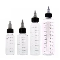 30 ml / 60 ml / 120 / 250 ml Skalierte PET Flasche mit Drehverschluss