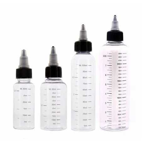 30 ml / 60 ml / 120 / 250 ml Skalierte PET Flasche mit Drehverschluss 30 ml / 60 ml / 120 / 250 ml Skalierte PET Flasche mit Drehverschluss