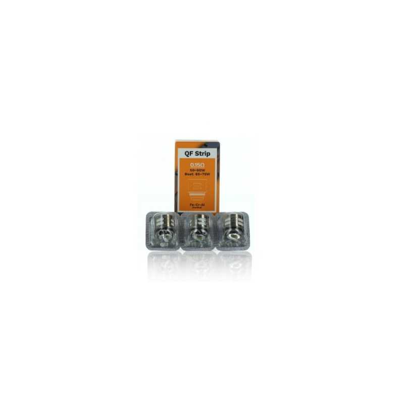 3x Vaporesso SKRR QF Mesh/Strips CoilsLieferumfang: 3x Vaporesso SKRR QF Mesh Coils 0.20 ohm / 0.15 ohmThe Vaporesso QF Replacement Coils uses the combination of cotton and flax materials for a long-lasting yet flavor-enhanced performance.50-80W (Best 65-75W)Inhalt 3 x 0.2 ohm QF Meshed Coils  oder 0.15 ohm Strips7669Vaporesso12,90 CHFsmoke-shop.ch12,90 CHF
