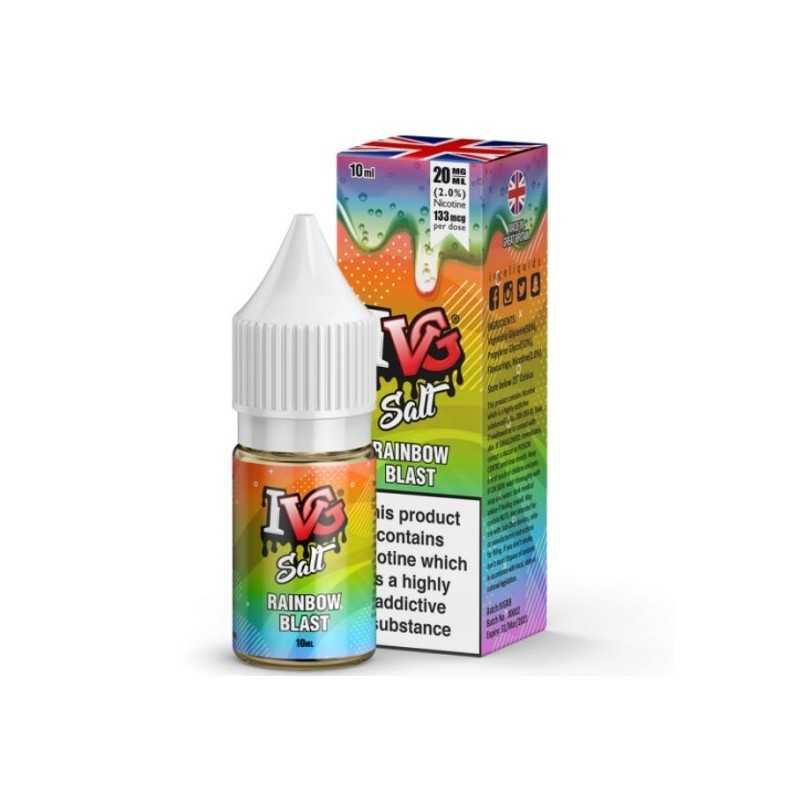 10ml I VG SALT 20 mg Rainbow BlastLieferumfang: 10ml I VG SALT Rainbow Blast  20 mg TPD E-LiquidI VG 50:50 Strawberry Millions E liquid has a taste similar to a pick and mix classic. On inhale a vibrant and ripe tasting strawberry flavour is detectable, then on exhale a candy flavour blends with the fruit, creating an e juice that has a sweet shop feel to it.50% / 50%20 mg Nikotin Salz7700I VG (I Vape Great) Premium Liquids3,60 CHFsmoke-shop.ch3,60 CHF
