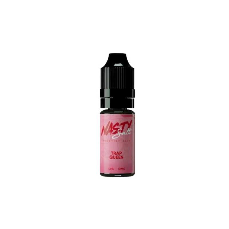 Nasty Salt Trap Queen 20mg von Nasty Juice (Nikotinsalz)Lieferumfang: Nasty Salt Trap Queen 20mg von Nasty Juice (Nikotinsalz)Geschmack: Nasty Juice Nasty Salt Trap Queen is a simple fruit blend. The ripe tasting flavour of strawberry comes through straight away on inhale, with sweet and juicy notes. With the floral and icy notes of low mint on exhale.PG/VG 50/50 NIkotinsalz 20 mg 7823Nasty Juice6,90 CHFsmoke-shop.ch6,90 CHF